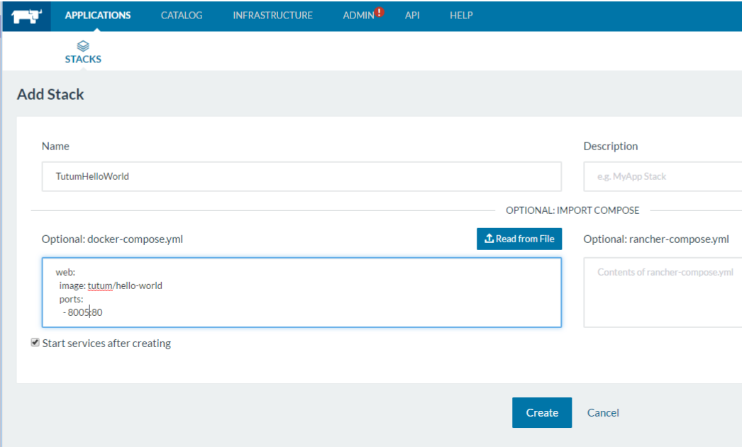 Stack Configuration